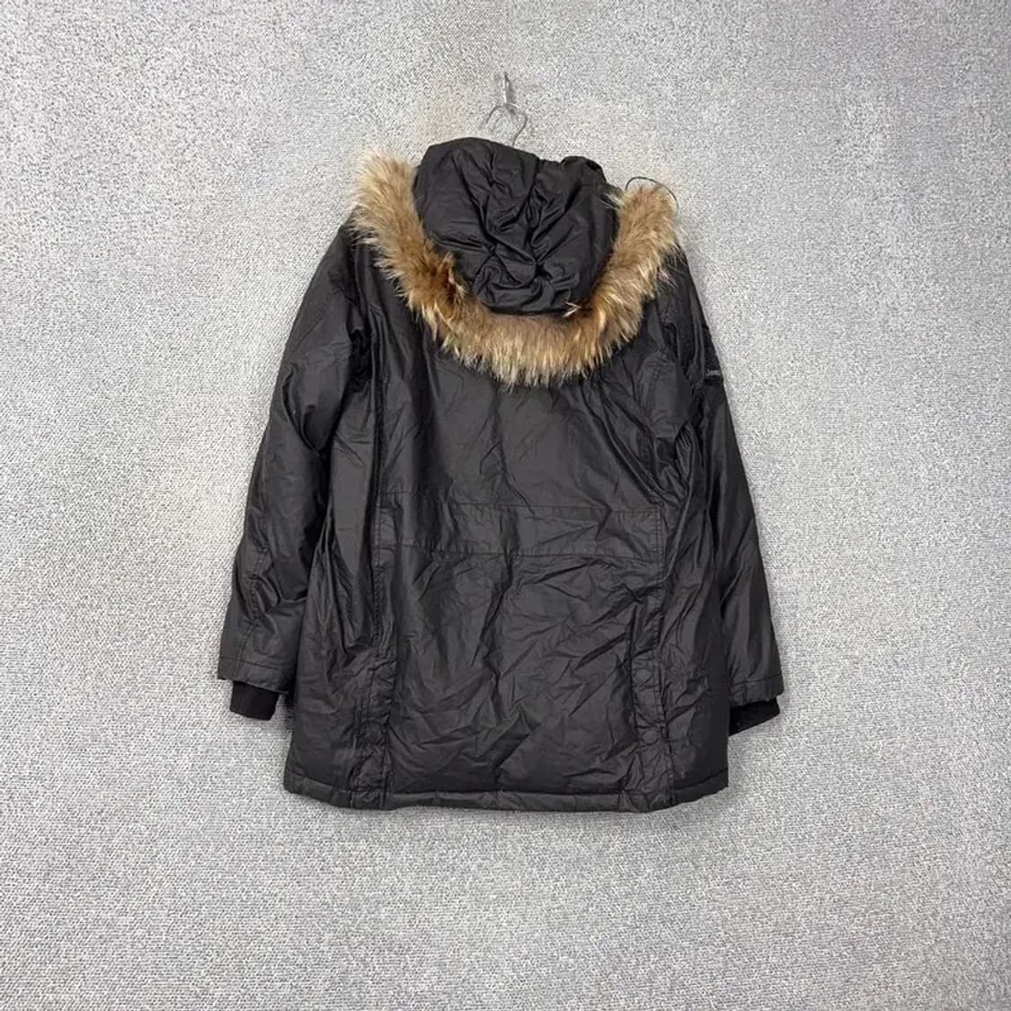 지프 남성 빈티지 블랙 롱패딩 점퍼 XL 상품이미지2