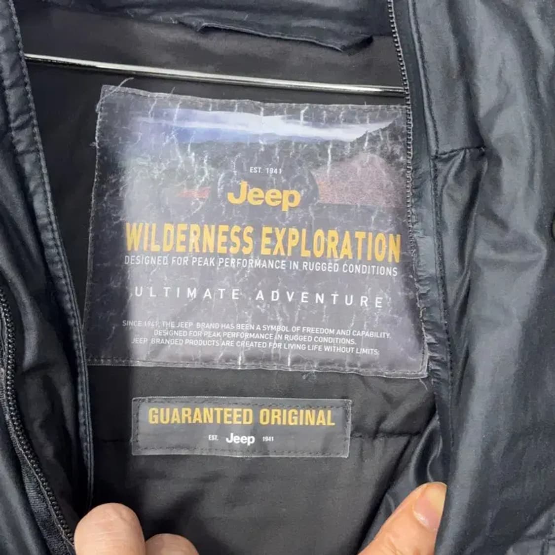 지프 남성 빈티지 블랙 롱패딩 점퍼 XL 상품이미지5