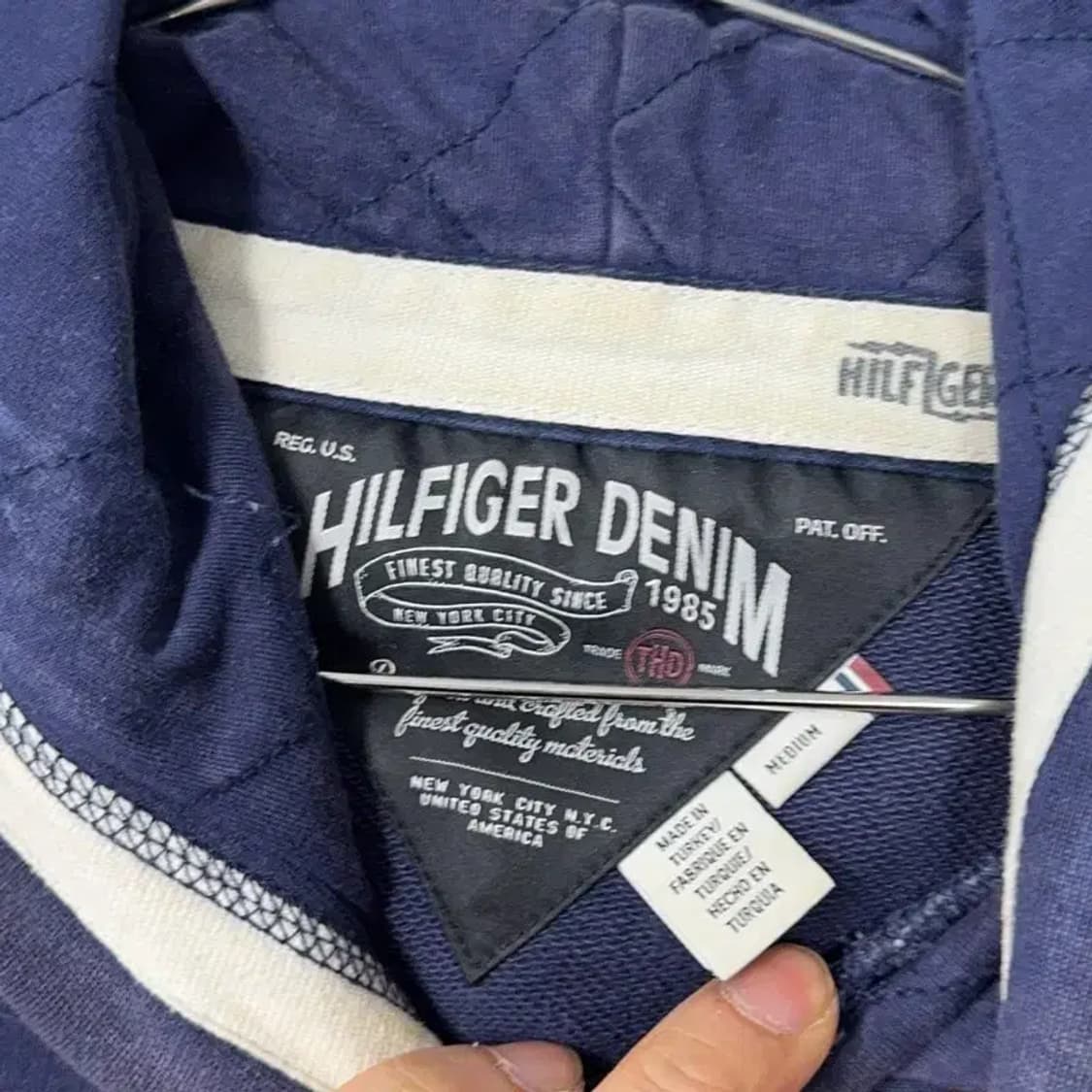 타미힐피거 빈티지 자수 로고 후드 원피스 M 상품이미지5