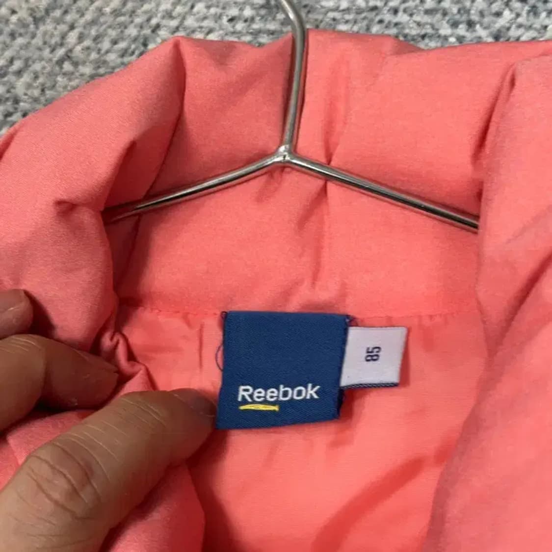 리복 여성 캐주얼 코랄 패딩 집업 조끼 85 상품이미지5