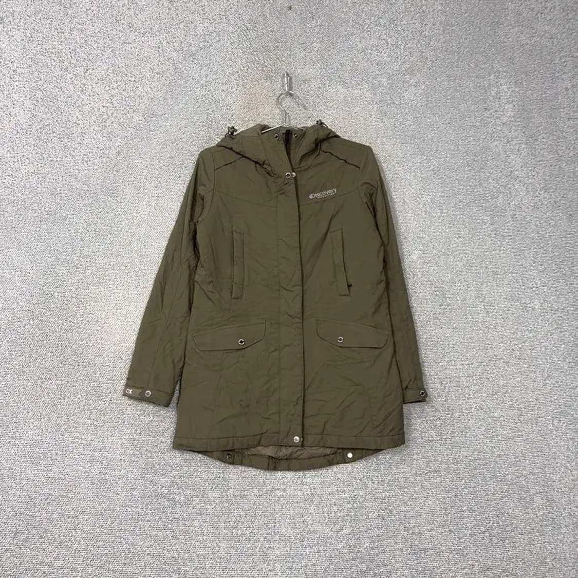 디스커버리 카키 로고 여성 캐주얼 점퍼 90 상품이미지1