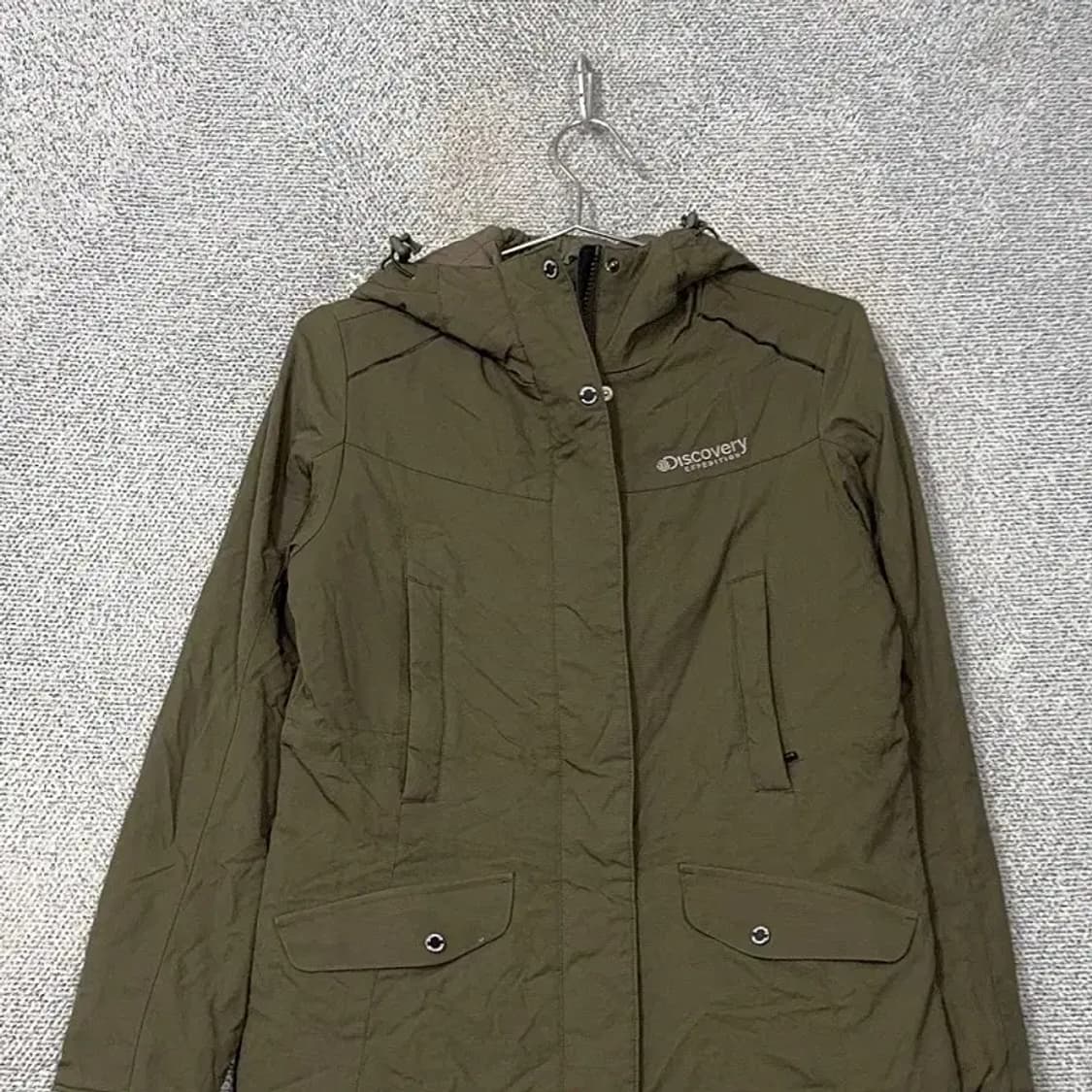 디스커버리 카키 로고 여성 캐주얼 점퍼 90 상품이미지3