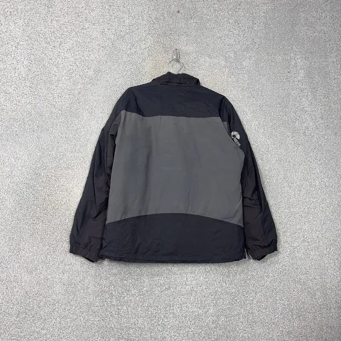 네파 그레이 투톤 캐주얼 로고 구스다운 거위털 패딩 점퍼 M 상품이미지2