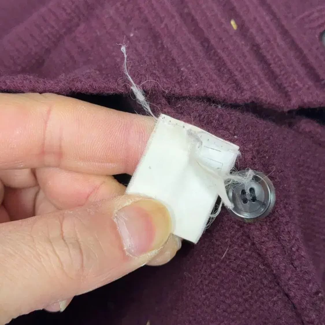 시스템 여성 한섬 캐주얼 버건디 니트 가디건 상품이미지6