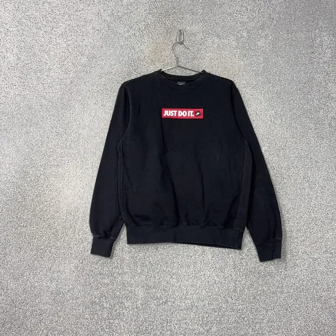 나이키 박스 프린팅 로고 네이비 맨투맨 S 상품이미지1