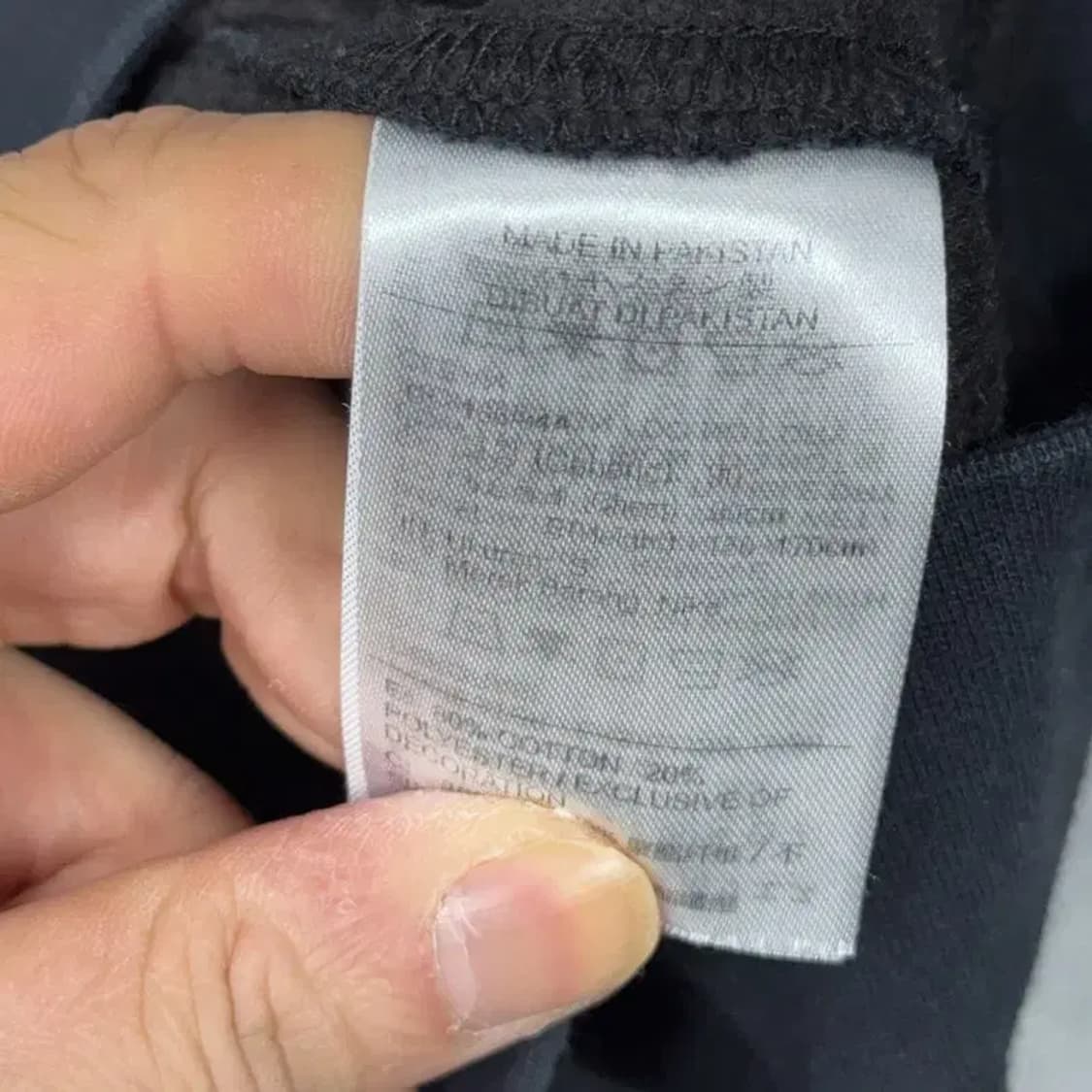 나이키 박스 프린팅 로고 네이비 맨투맨 S 상품이미지4