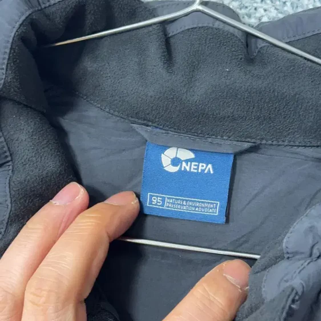 네파 등산 그레이 패딩 조끼 95 상품이미지5