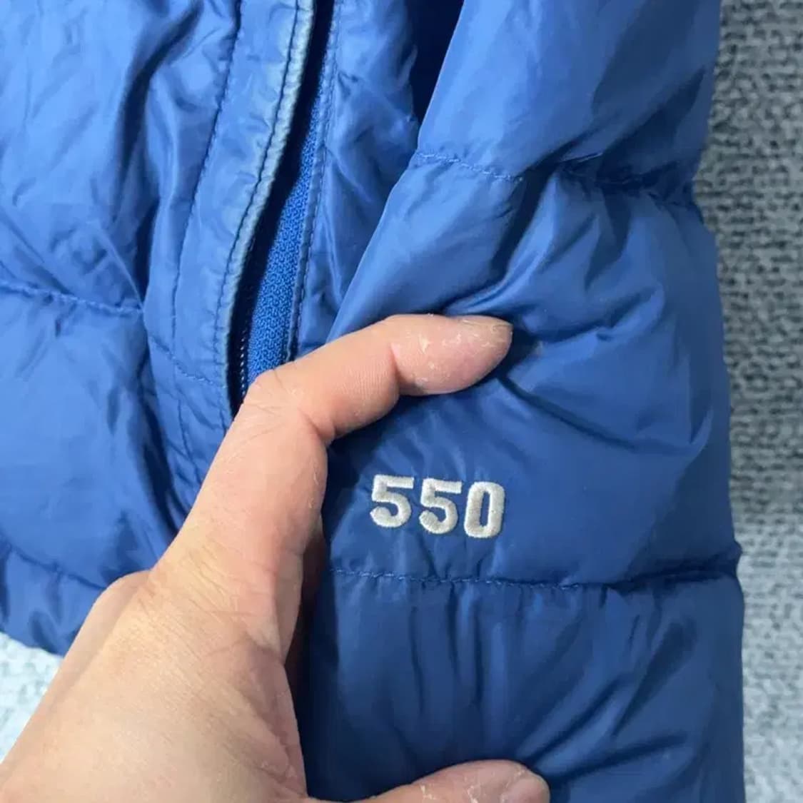 노스페이스 눕시 550 네이비 패딩 550 상품이미지4