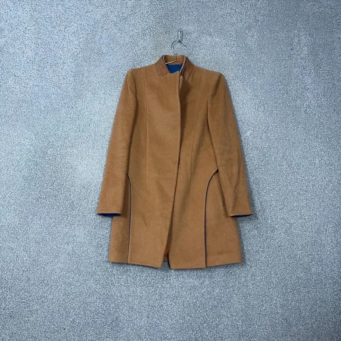 한섬 SJSJ 브라운 울 코트 88-98-165 상품이미지1