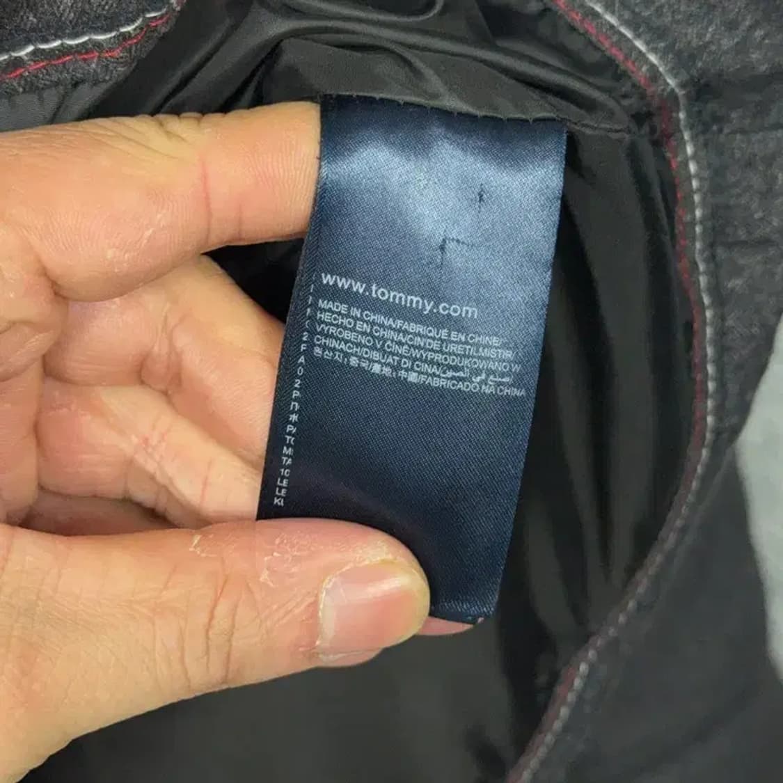 타미힐피거 캐주얼 포켓 그레이 패딩 S 상품이미지4