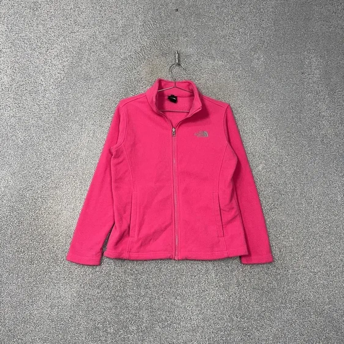 노스페이스 로고 핑크 후리스 90 상품이미지1