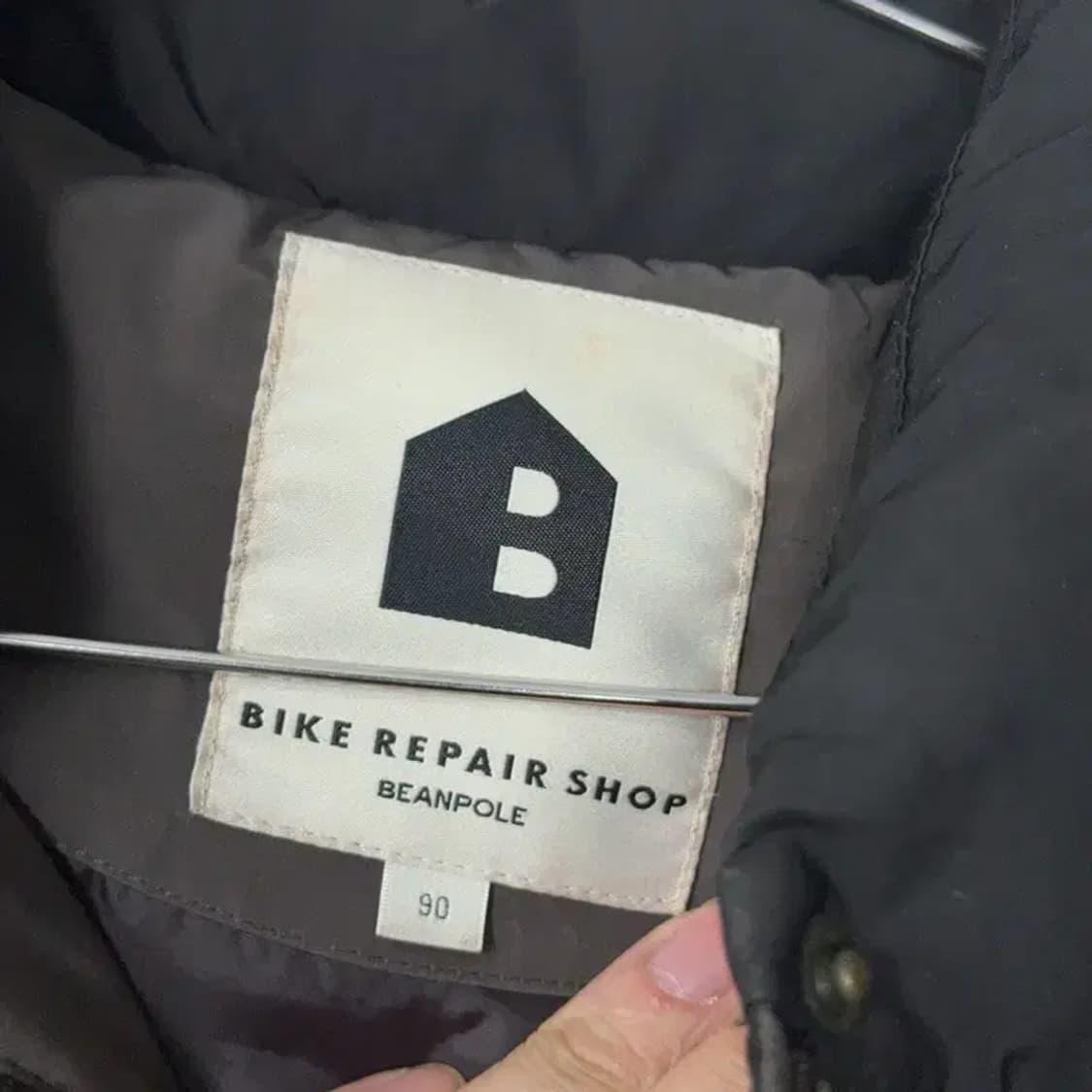 빈폴 덕다운 투톤 라쿤 패딩 90 상품이미지3