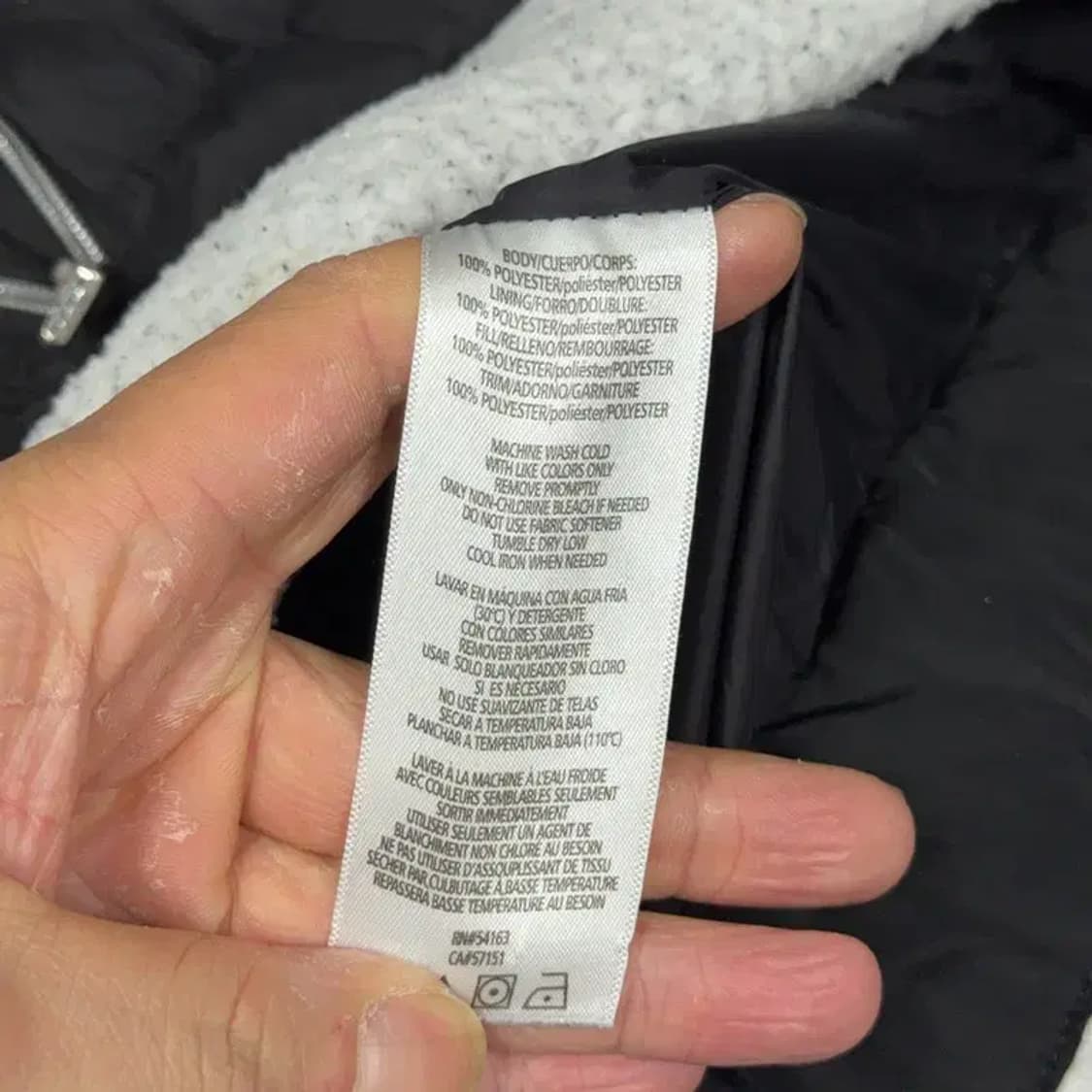 캘빈클라인 양털 블랙 패딩 조끼 L 상품이미지6