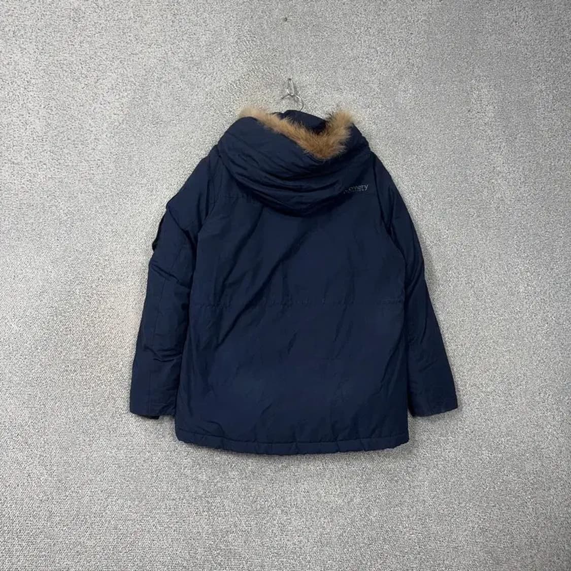 디스커버리 네이비 패치 로고 거위털 구스다운 패딩 점퍼 95 상품이미지2