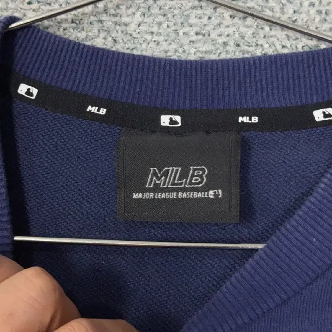MLB 뉴욕양키즈 네이비 맨투맨 S 상품이미지3