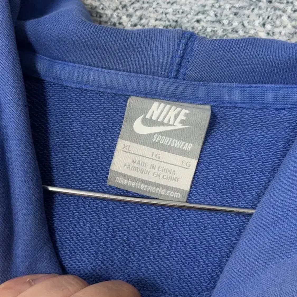 나이키 빅로고 블루 후드티 105 상품이미지5