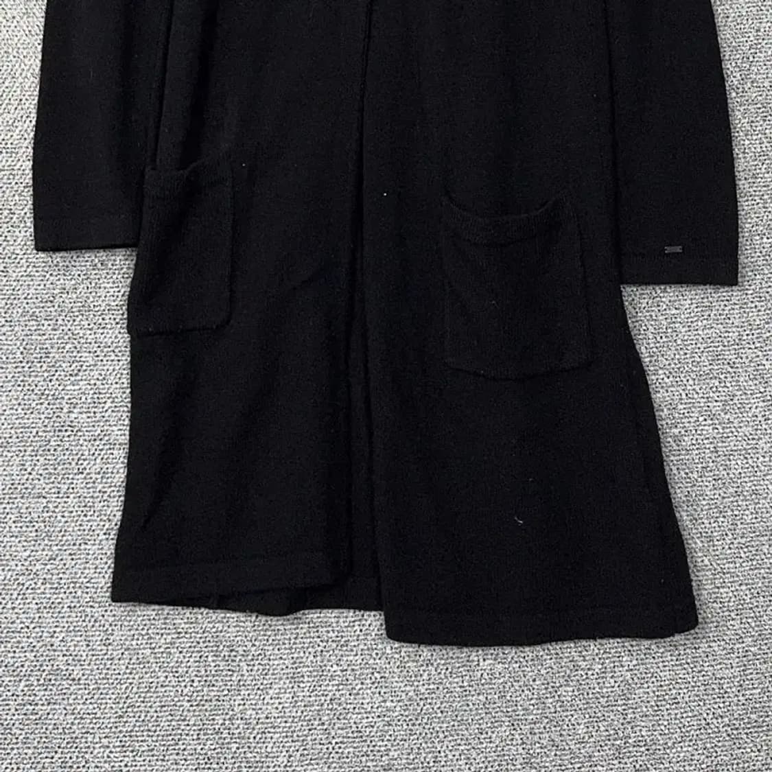 타미힐피거 블랙 앙고라 니트 롱 가디건 S 상품이미지4