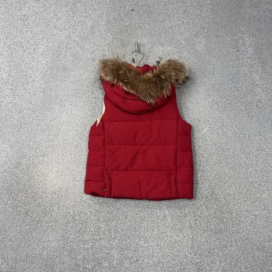 지프 패던 레드 패딩 조끼 L 상품이미지2