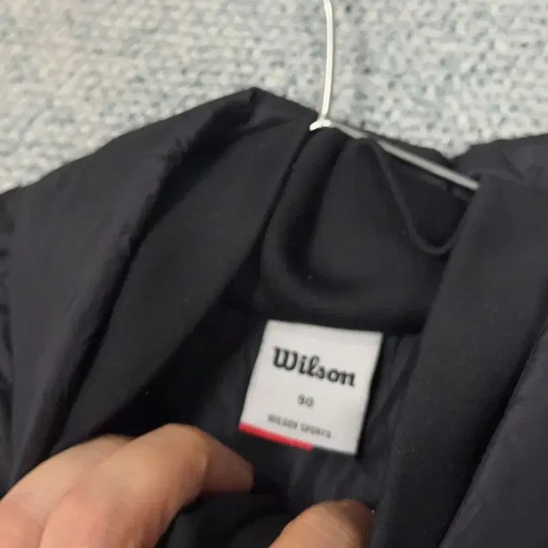 윌슨 블랙 경량 패딩 90 상품이미지3