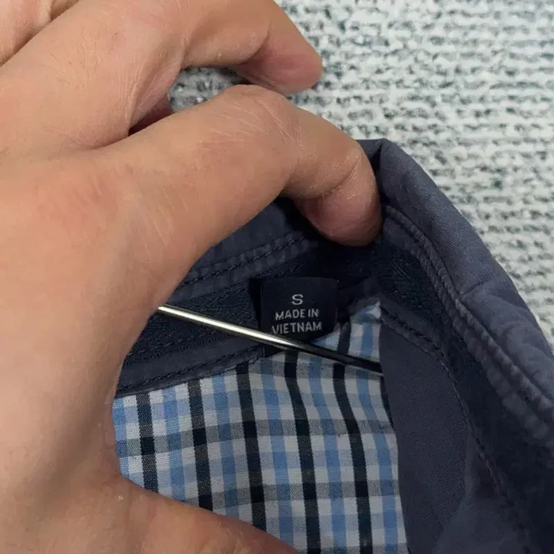 타미힐피거 코튼 네이비 바라쿠다 자켓 S 상품이미지4