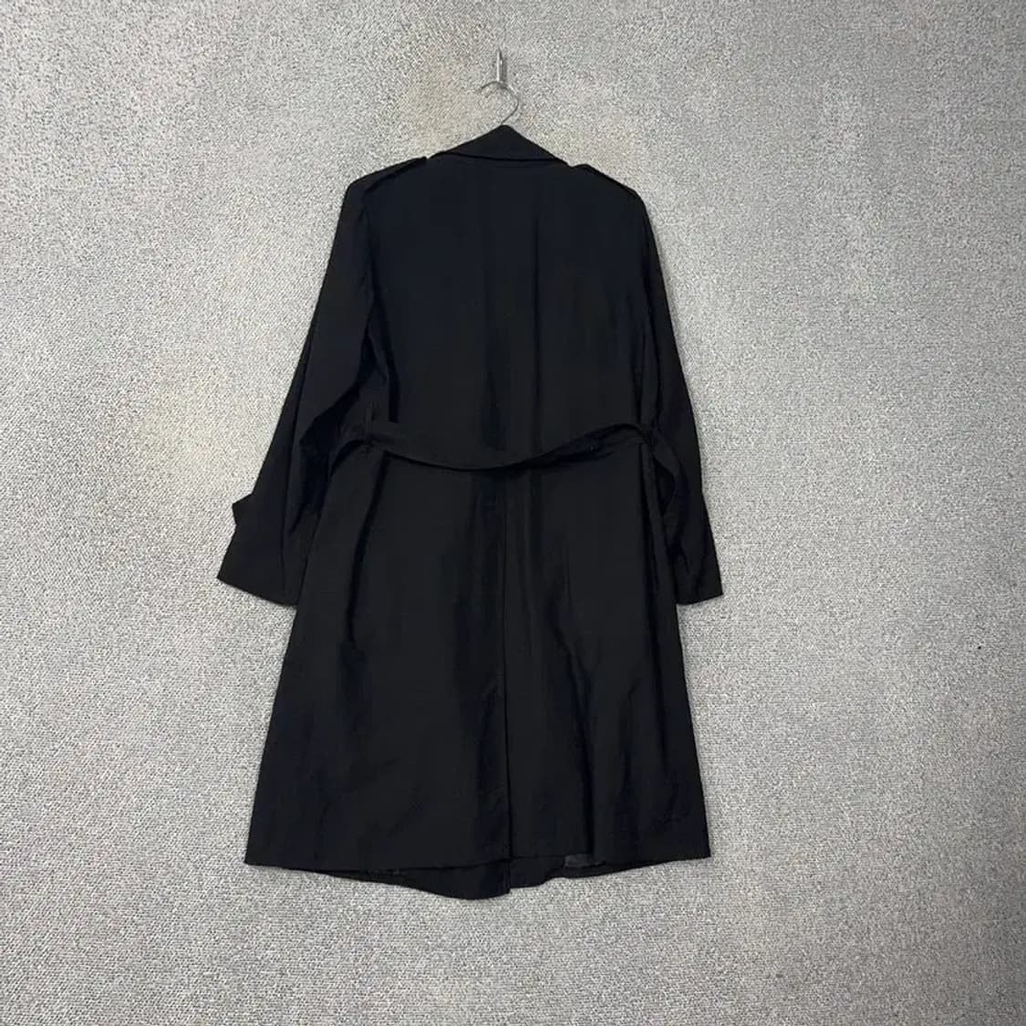 에잇세컨즈 레이온 블랙 더블 코트 S 상품이미지2