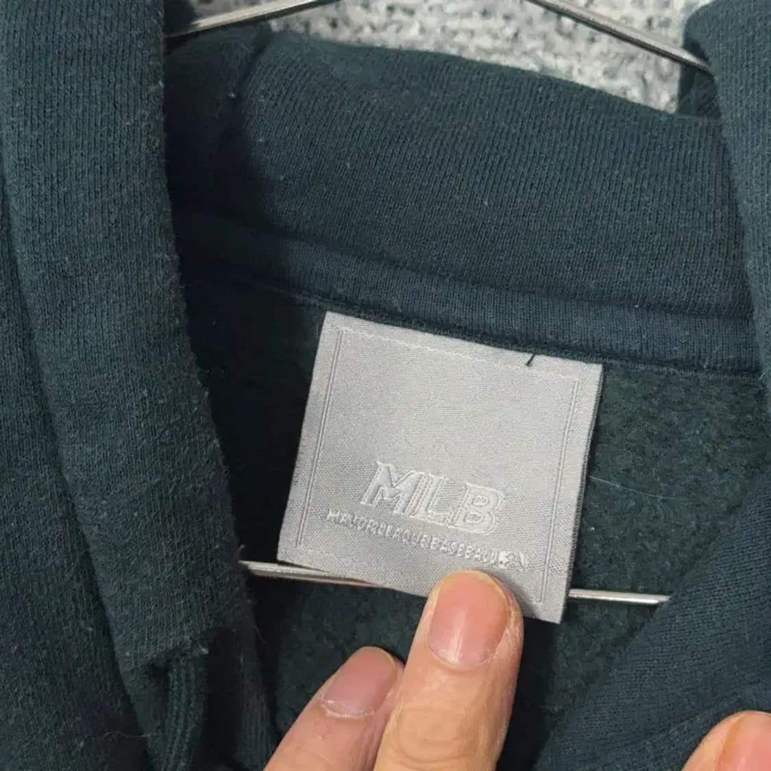 MLB 뉴욕양키즈 빅로고 그린 후드티 105 상품이미지3