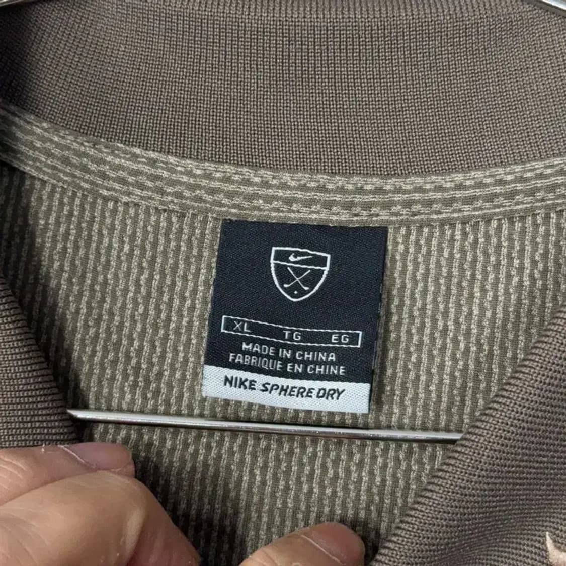 나이키 골프 브라운 반집업 카라티 105 상품이미지3