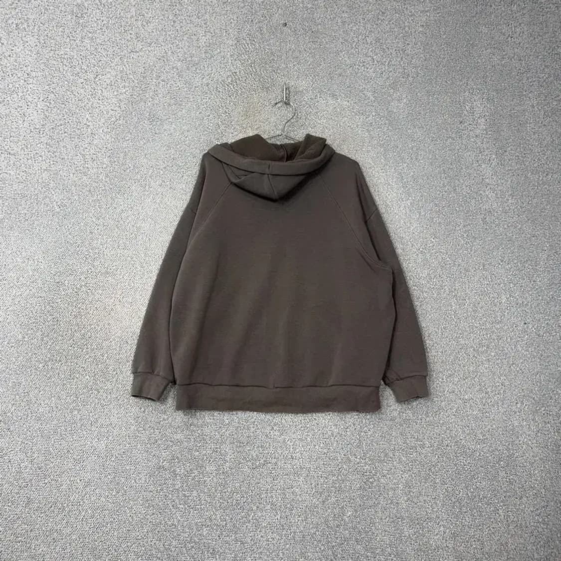 안다르 오버핏 피그먼트 그레이 후드집업 M 상품이미지2