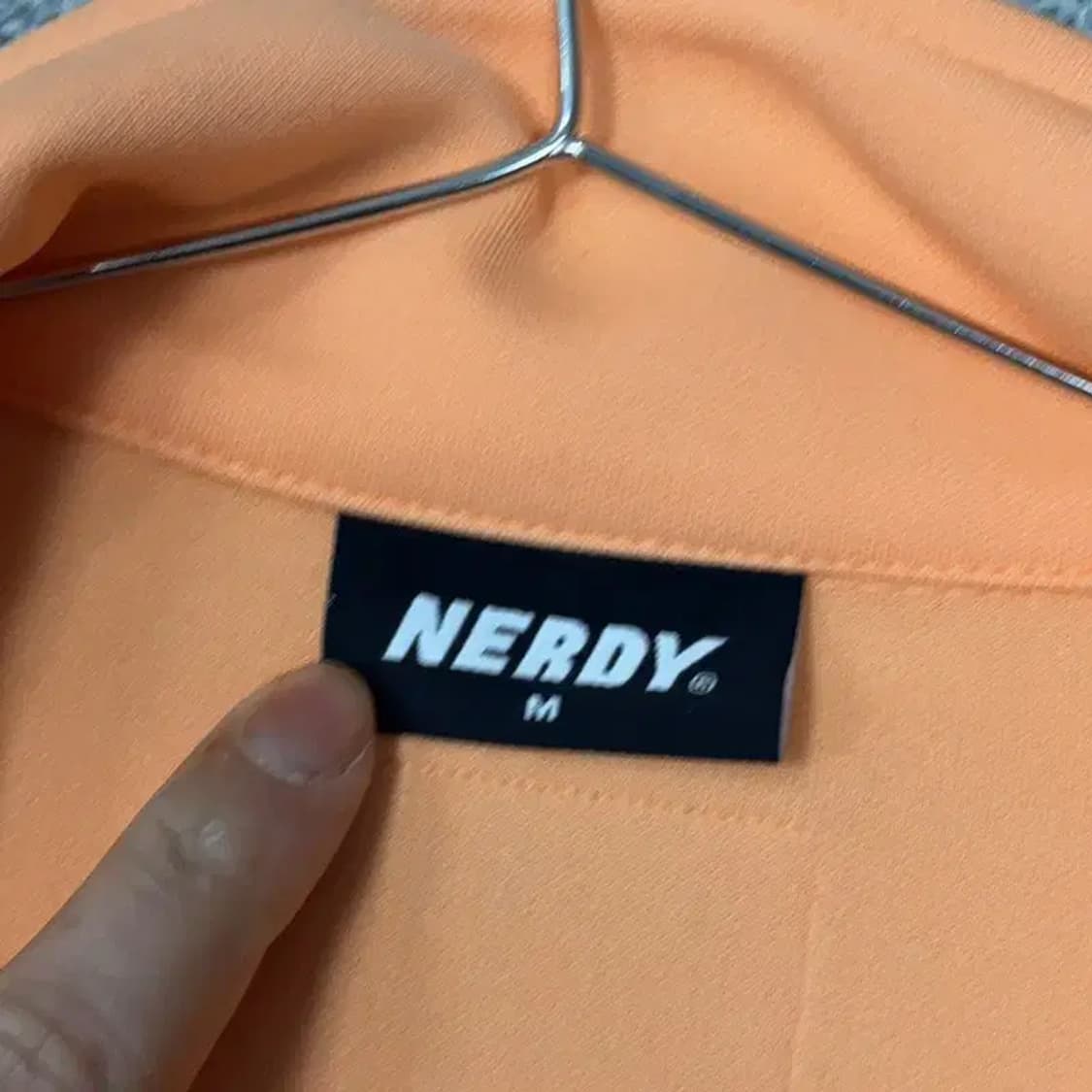 널디 로고 오렌지 트랙탑 져지 M 상품이미지3