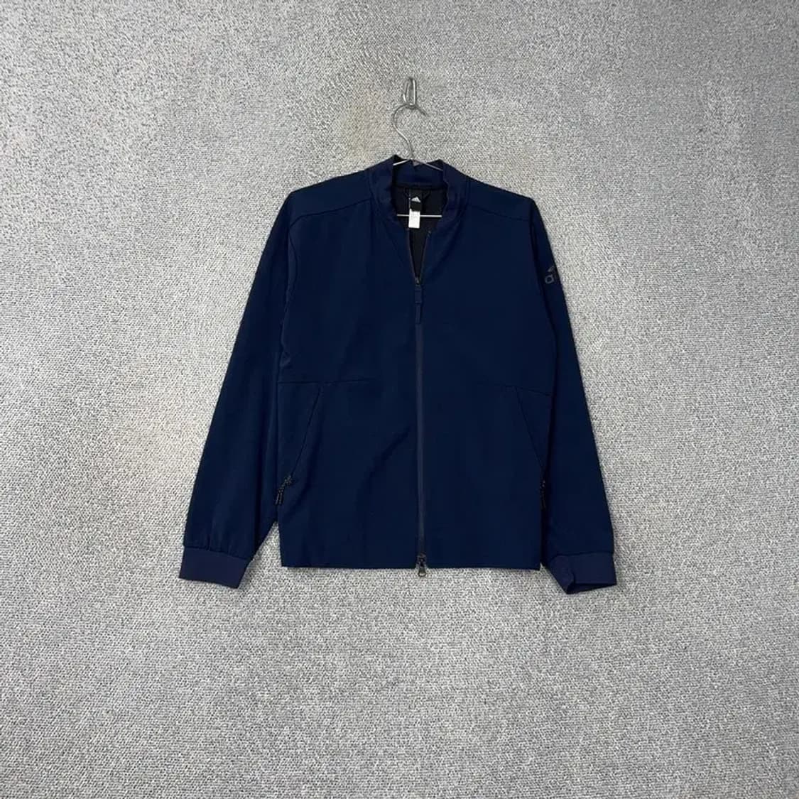 아디다스 로고 기능성 네이비 트랙탑 져지 S 상품이미지1