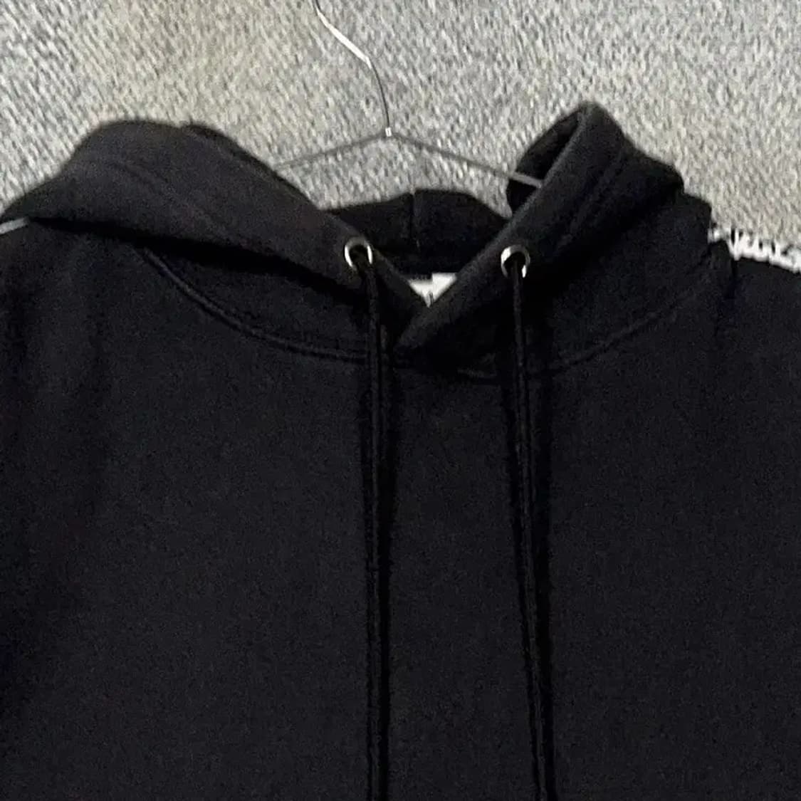 스티그마 캐주얼 기모 블랙 후드티 XL 상품이미지3