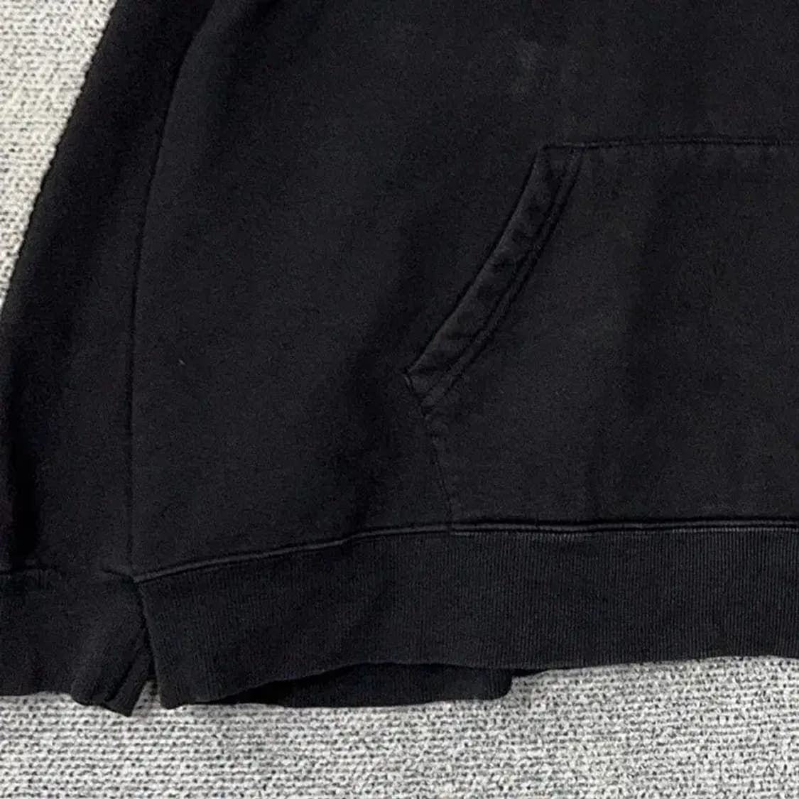 스티그마 캐주얼 기모 블랙 후드티 XL 상품이미지4
