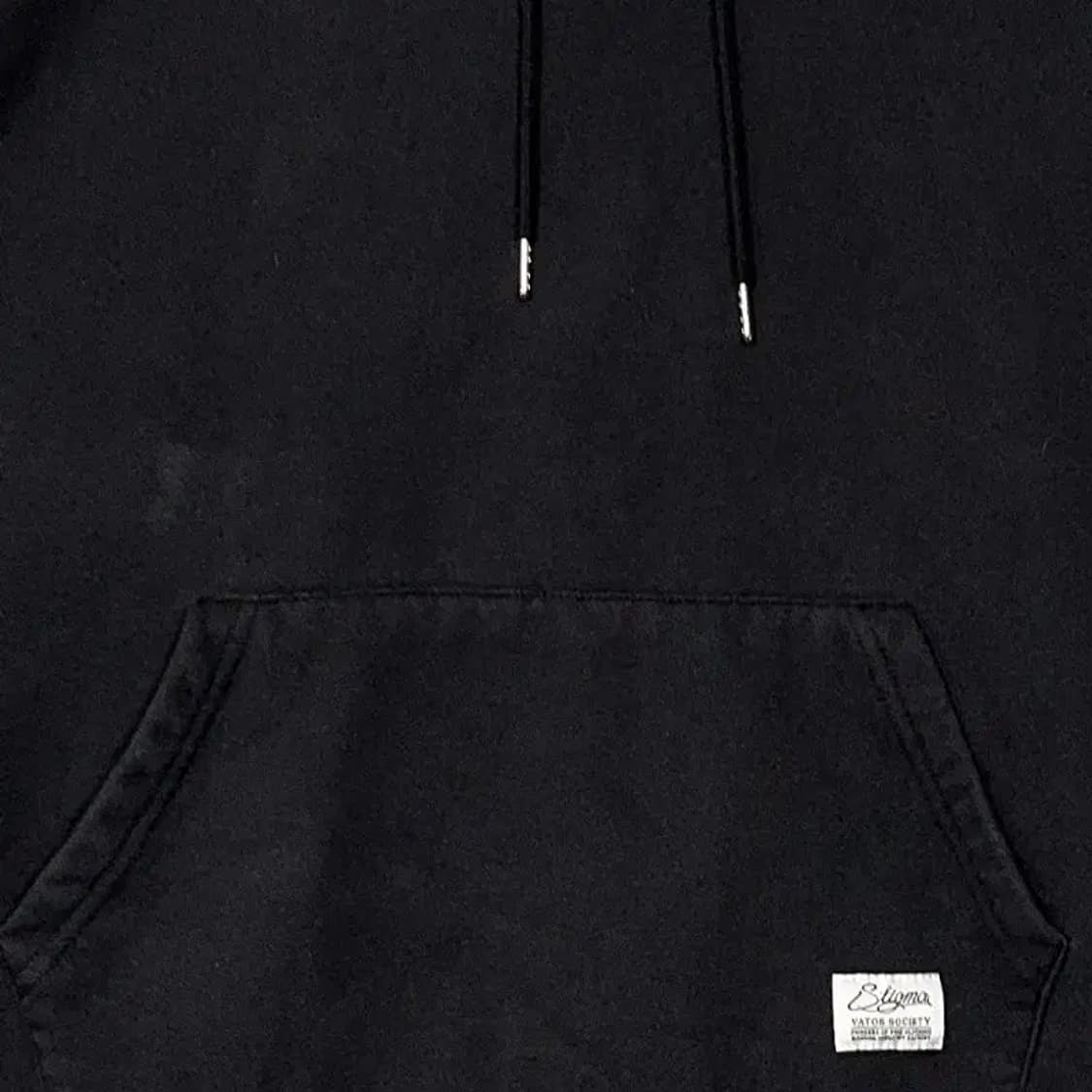 스티그마 캐주얼 기모 블랙 후드티 XL 상품이미지5