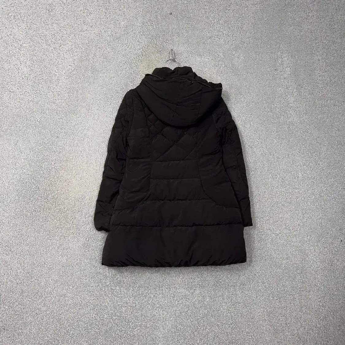 에고이스트 여성 덕다운 블랙 롱 패딩 66 상품이미지2