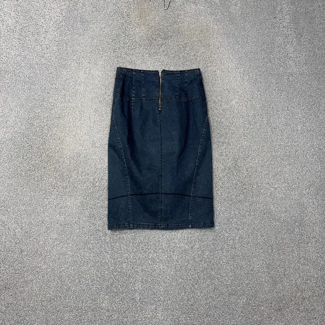 잇미샤 데님 절개 스커트 28 상품이미지2