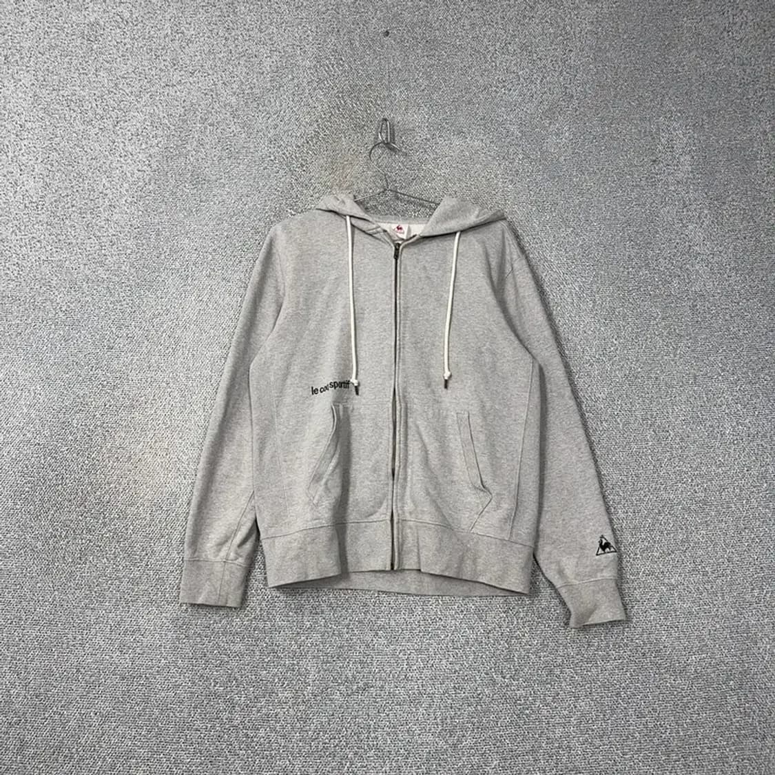 르꼬끄 기모 라이트 그레이 후드티 100 상품이미지1