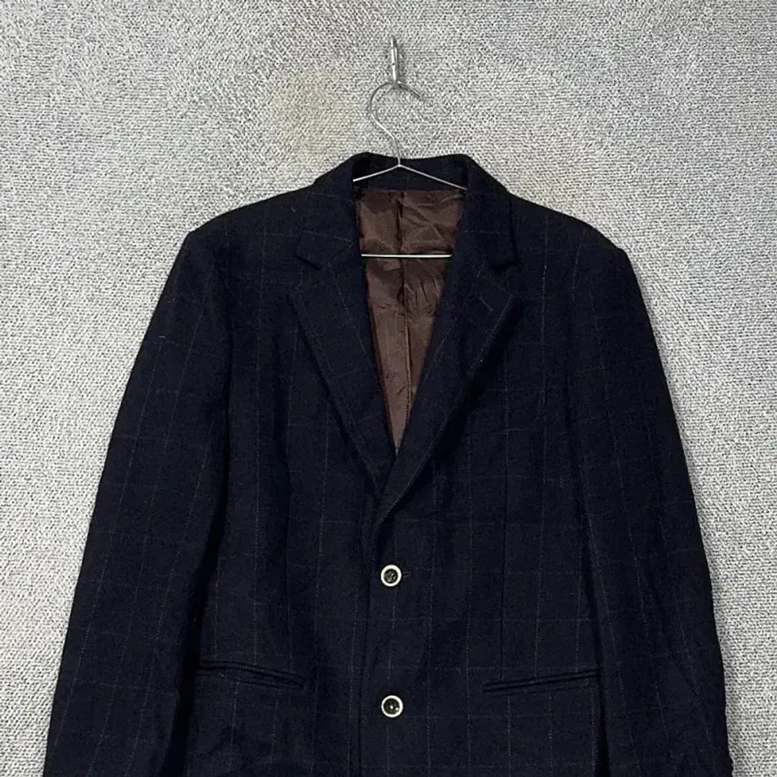 지이크 캐시미어 체크 코트 105 상품이미지3