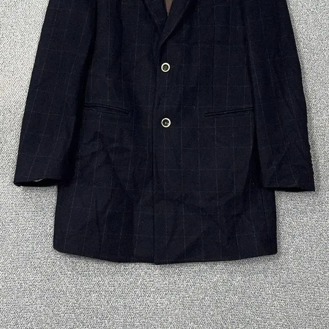 지이크 캐시미어 체크 코트 105 상품이미지4