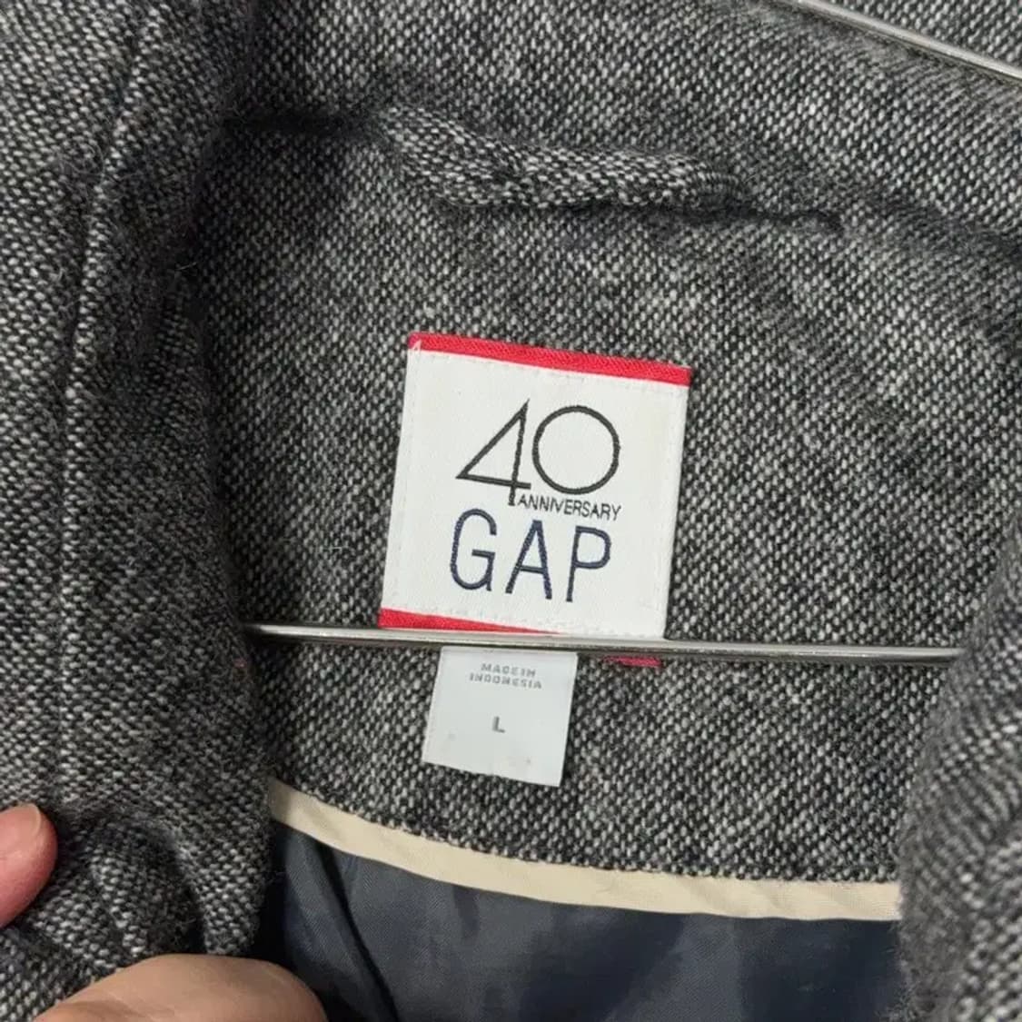 갭 남성 캐주얼 그레이 패딩 L 상품이미지3