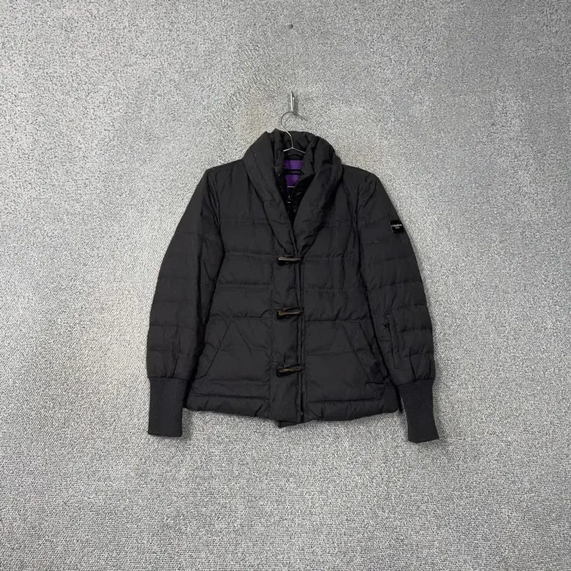 캘빈클라인 더플 버튼 그레이 패딩 자켓 S 상품이미지1