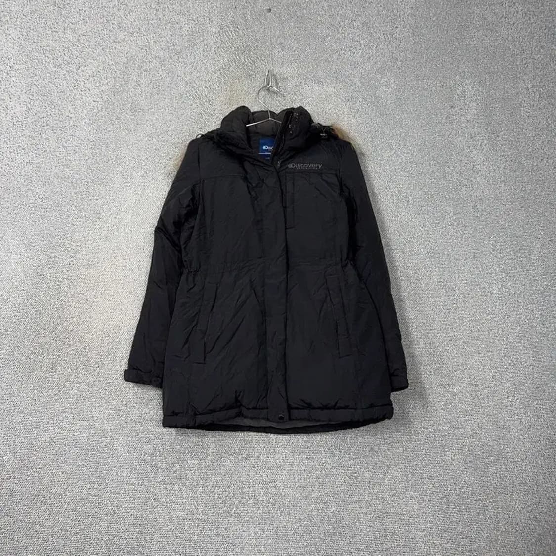 디스커버리 덕다운 라쿤퍼 블랙 패딩 90 상품이미지1