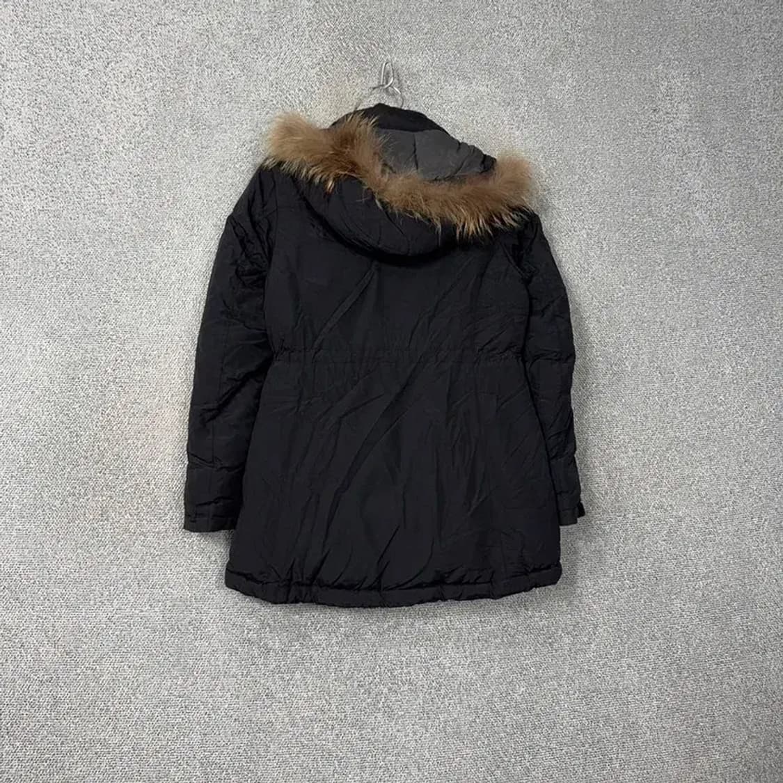 디스커버리 덕다운 라쿤퍼 블랙 패딩 90 상품이미지2