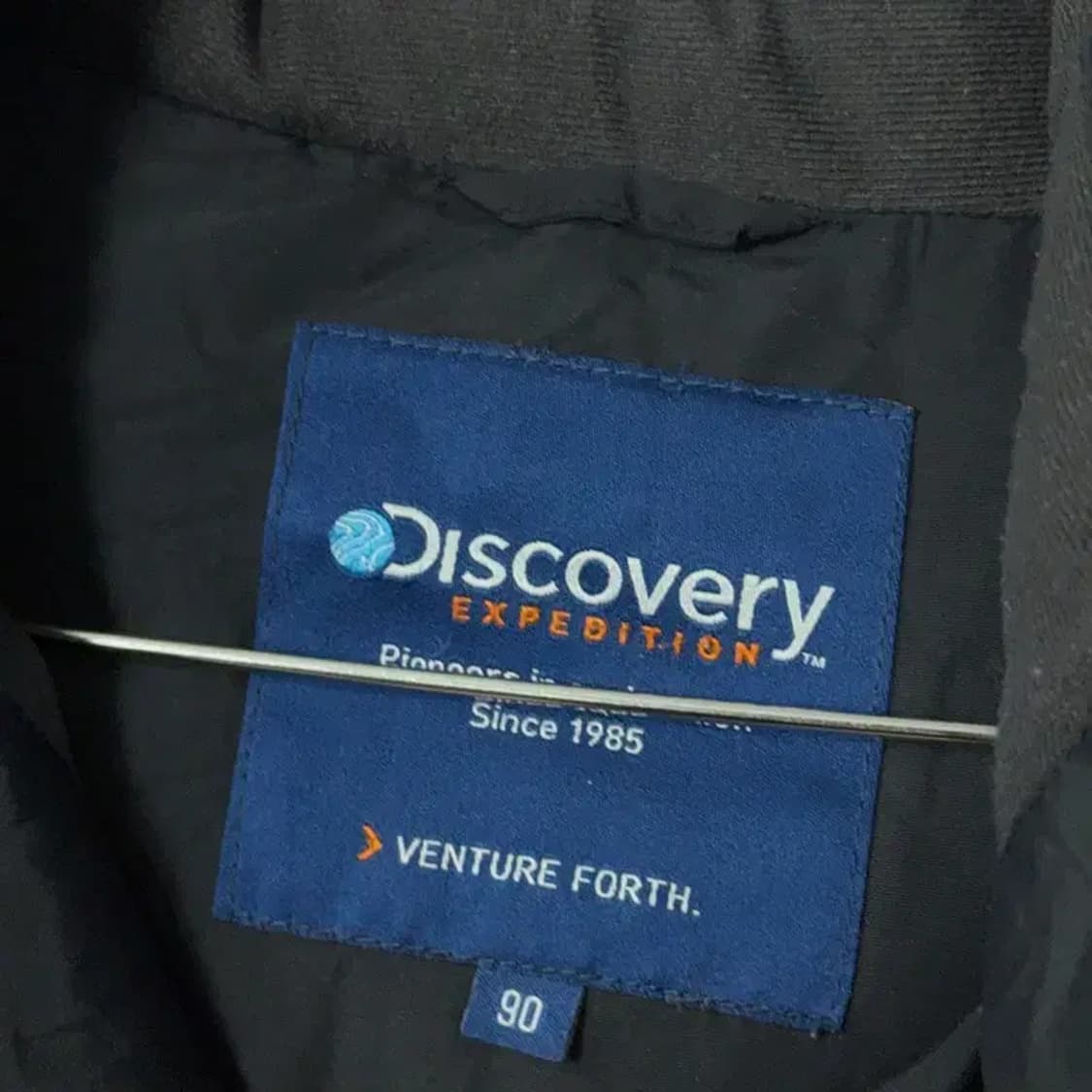 디스커버리 덕다운 라쿤퍼 블랙 패딩 90 상품이미지5