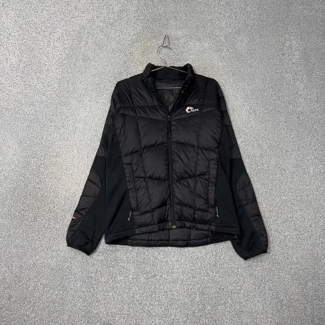 네파 블랙 로고 구스다운 거위털 패딩 점퍼 L 상품이미지1