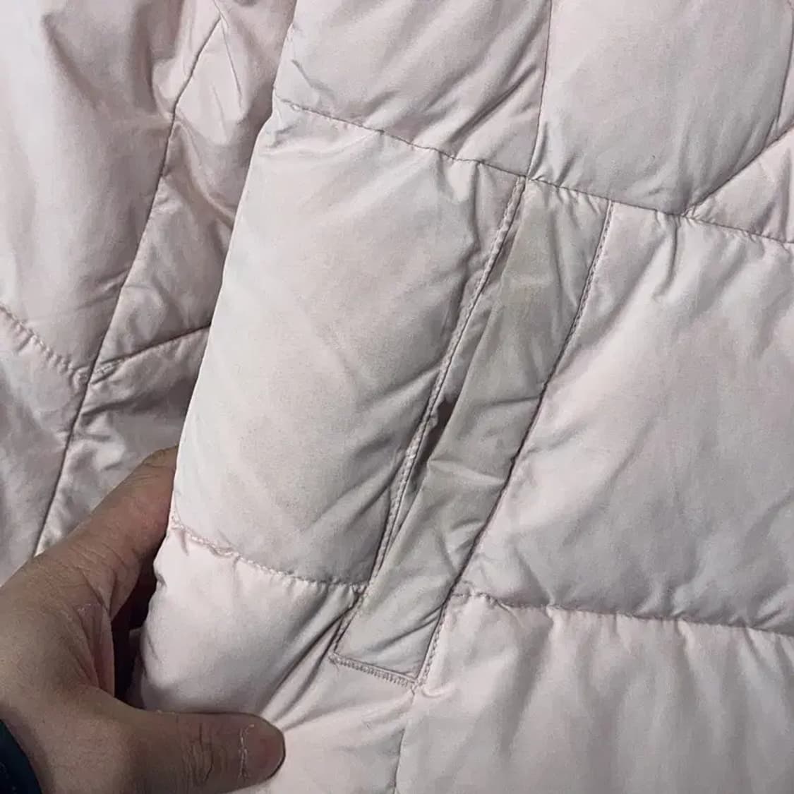 TBJ 연핑크 캐주얼 패딩 점퍼 90 상품이미지3