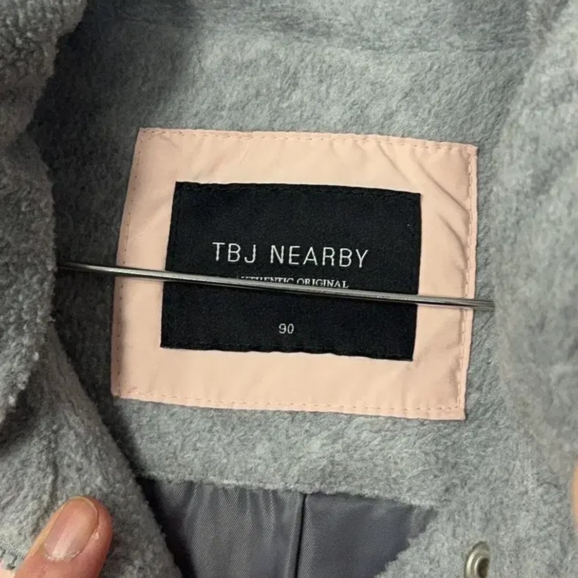 TBJ 연핑크 캐주얼 패딩 점퍼 90 상품이미지4