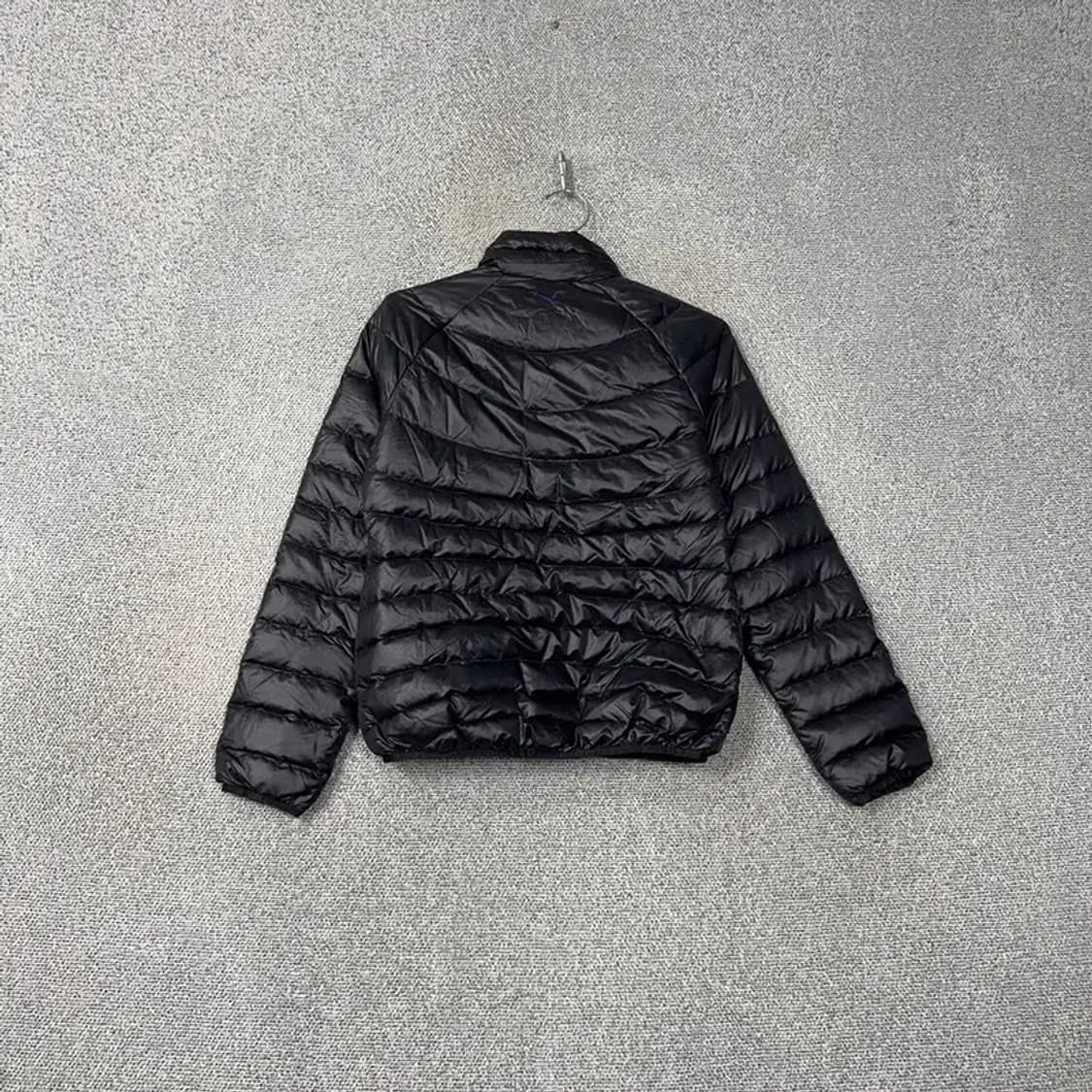 푸마 캐주얼 구스다운 거위털 블랙 경량 패딩 점퍼 S 상품이미지2
