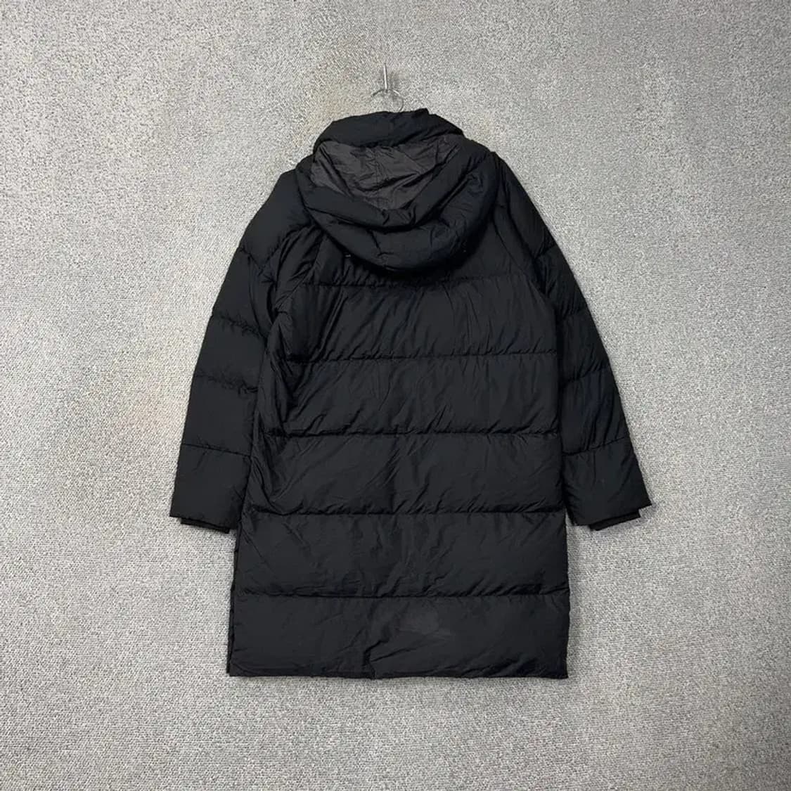 아디다스 블랙 로고 캐주얼 다운 롱패딩 M 상품이미지2