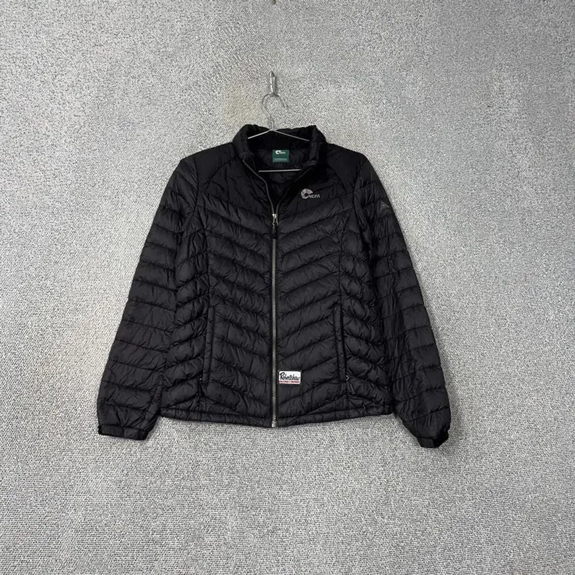 네파 블랙 로고 여성 거위털 경량 패딩 점퍼 95 상품이미지1