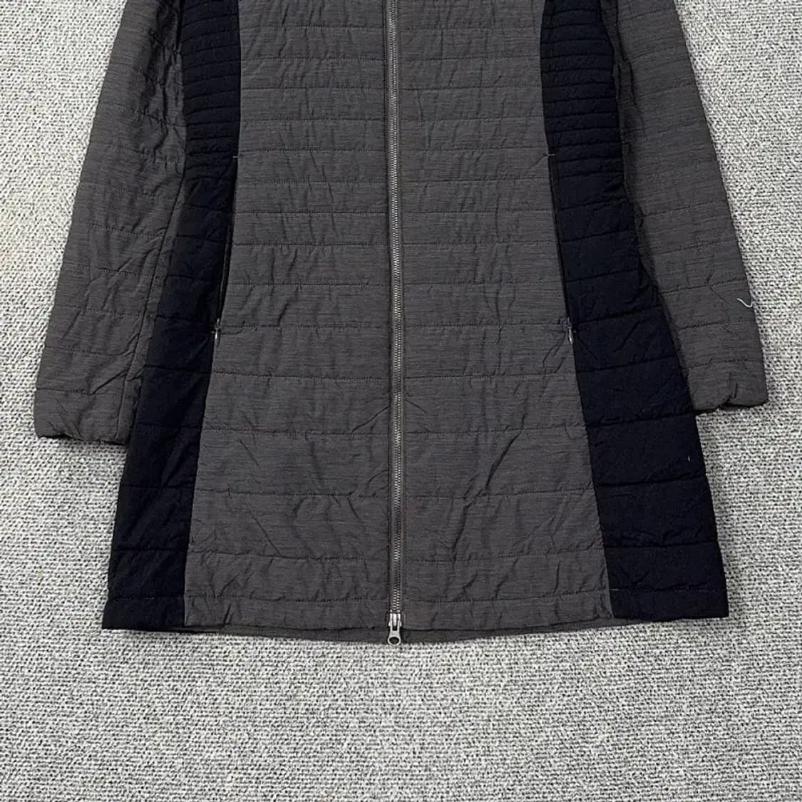 노스페이스 그레이 로고 경량 롱패딩 점퍼 90 상품이미지4